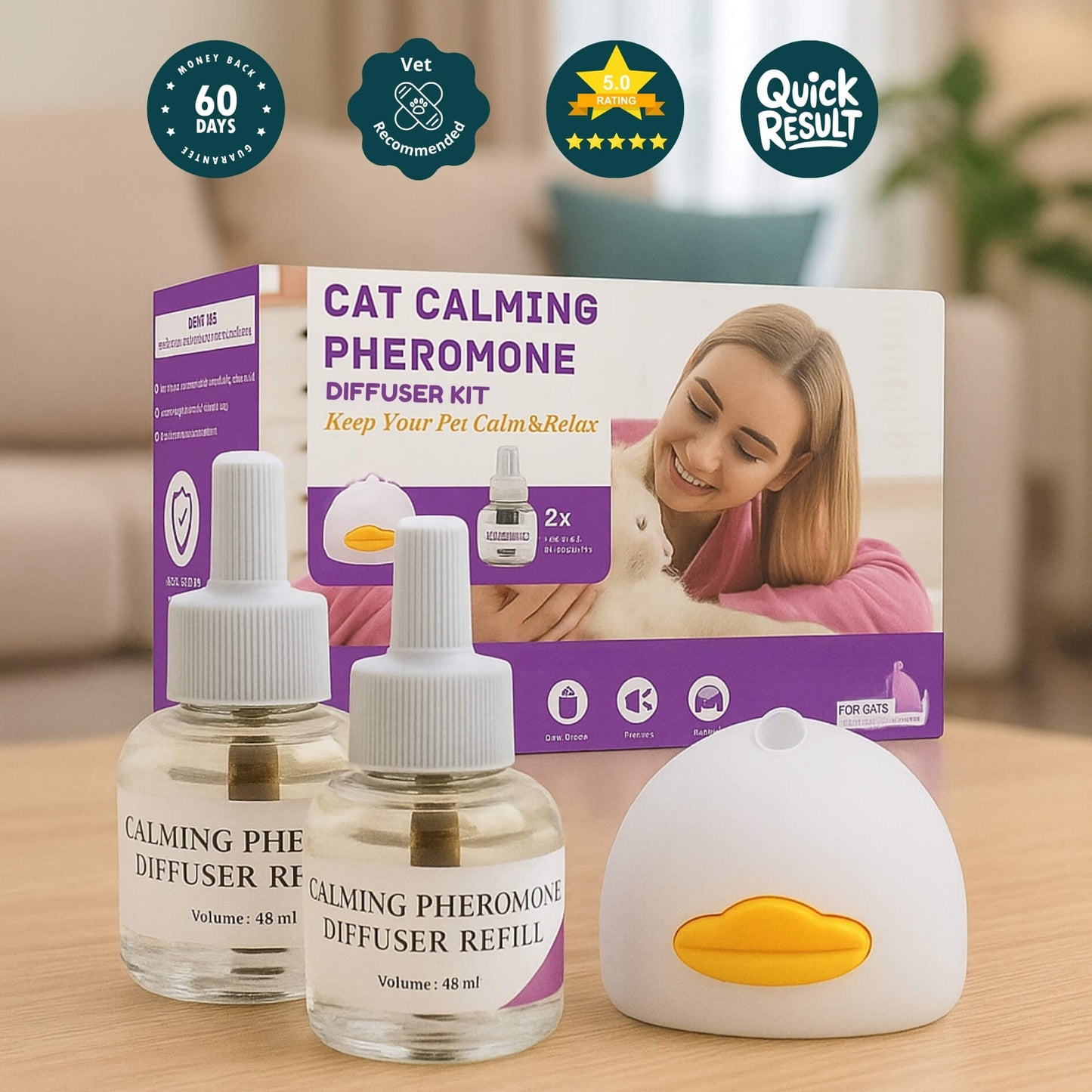Calming Pheromones Diffuser For Cats