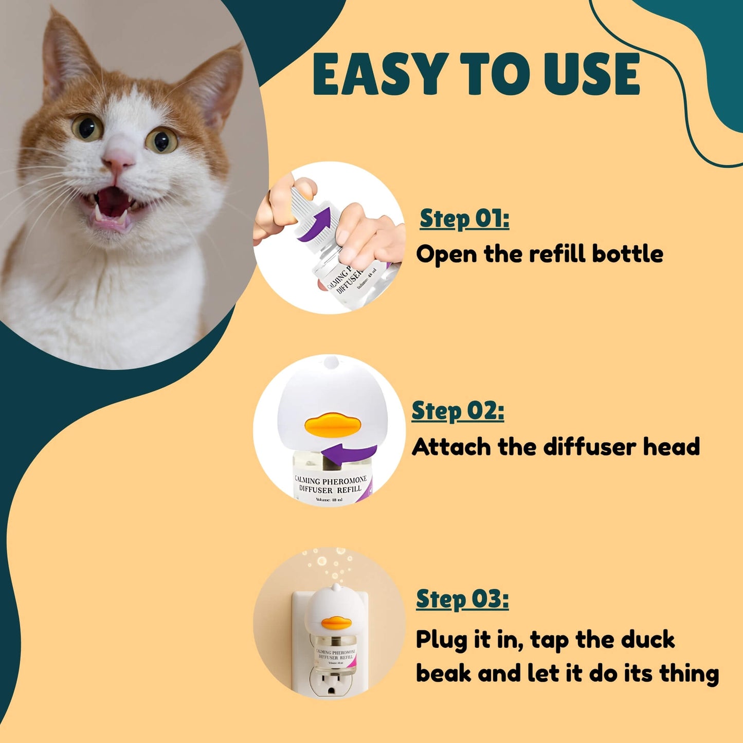 Calming Pheromones Diffuser For Cats